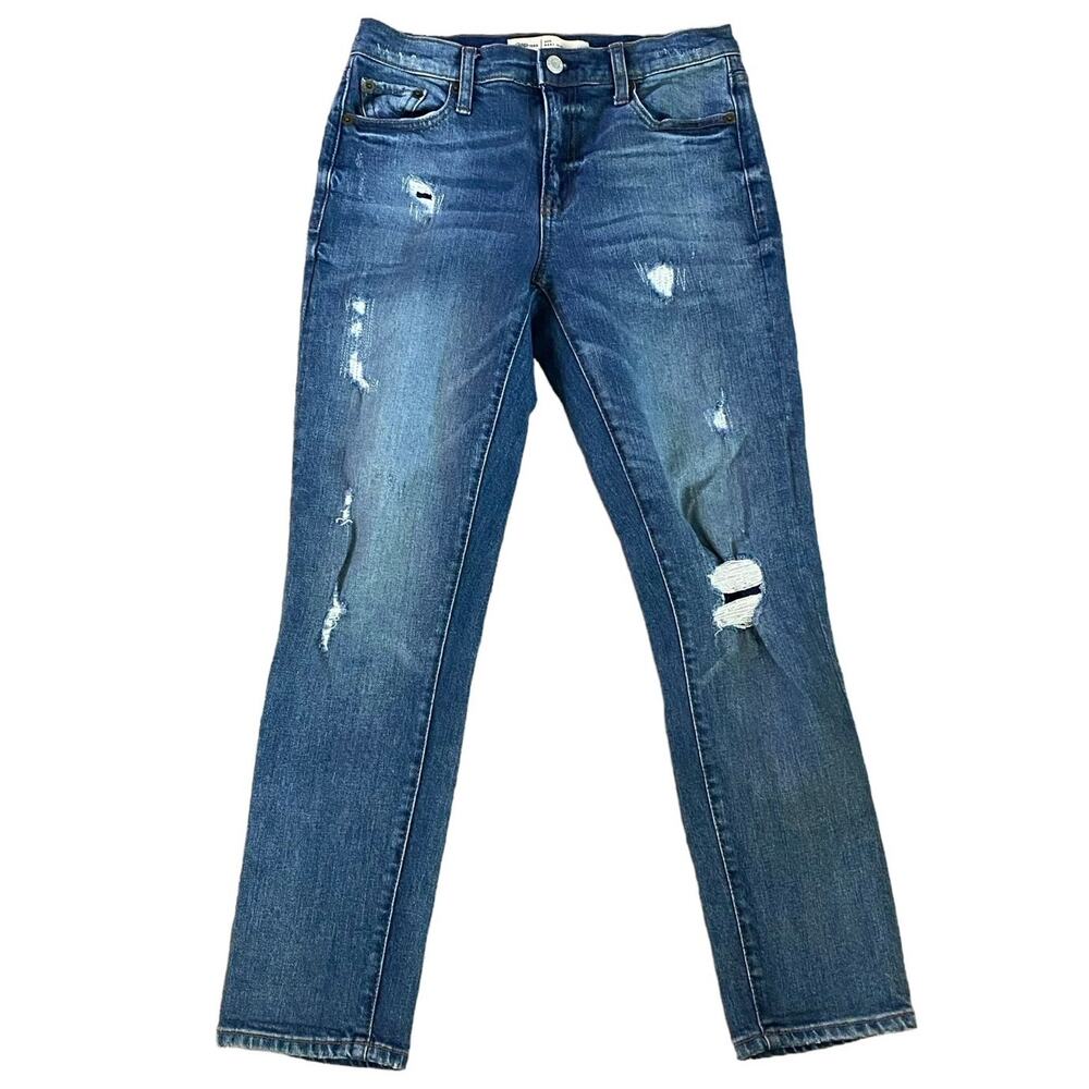 🌻 2/$20 Gap Size 0 25 Best Girlfriend Denim Jeans Distressed
